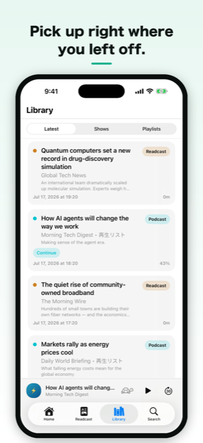 Library on iOS